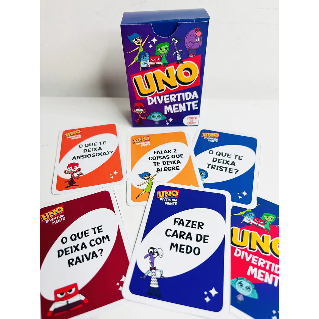 Arquivo Pronto para Imprimir Uno Divertidamente Jogo de Cartas Png e Pdf  3