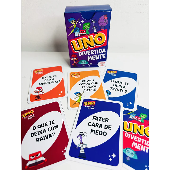 Arquivo Pronto para Imprimir Uno Divertidamente Jogo de Cartas Png e Pdf  3