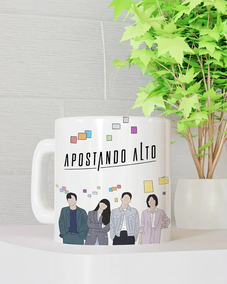 Artes Caneca Dorama Apostando Alto - Start Up Arquivo em Jpg 1