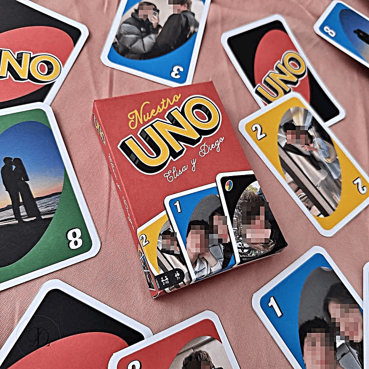 UNO Personalizado Editavel no Canva Adicione Suas Fotos e Frases Favoritas! Crie e Personalize Agora Mesmo! 6