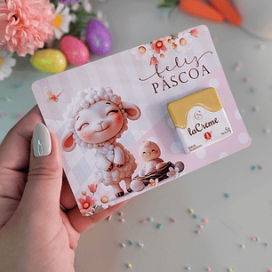 Arquivo de Corte Card La Creme Páscoa - Baixe Agora em PNG e PDF, Pronto para Imprimir