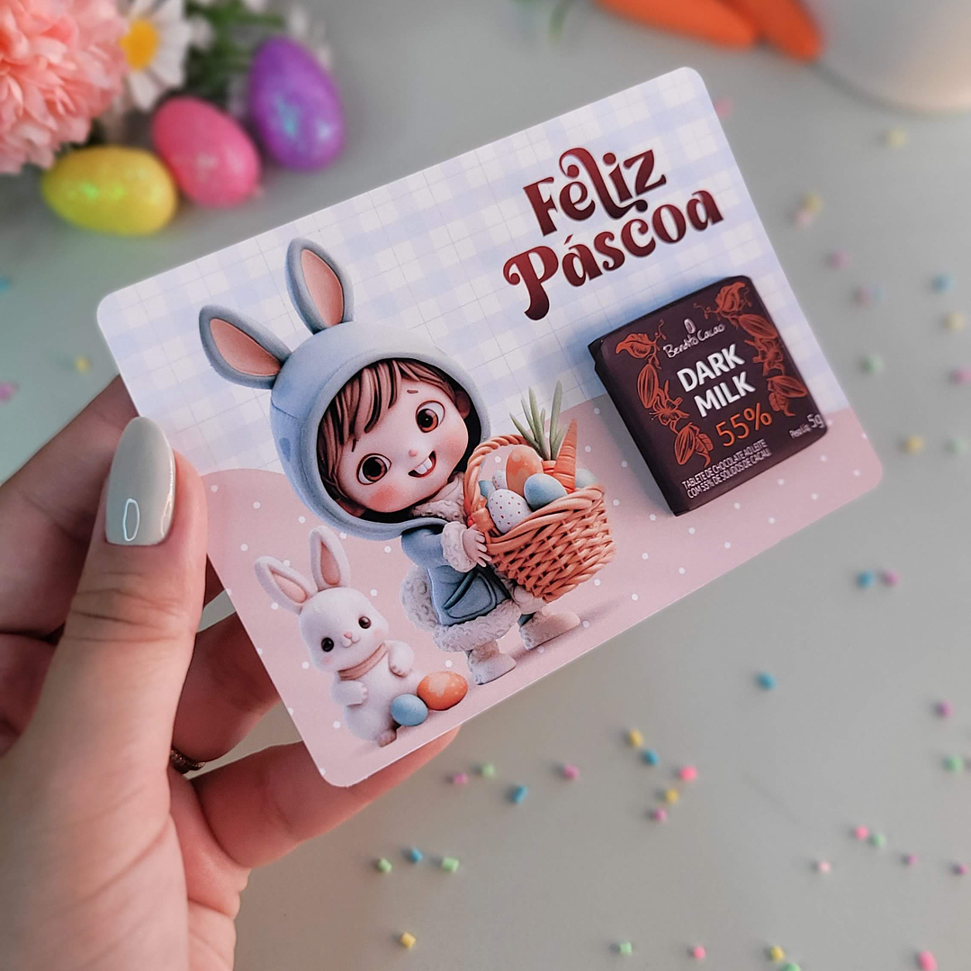 Arquivo de Corte Card La Creme Páscoa - Baixe Agora em PNG e PDF, Pronto para Imprimir 3