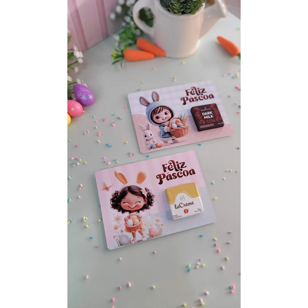 Arquivo de Corte Card La Creme Páscoa - Baixe Agora em PNG e PDF, Pronto para Imprimir 4