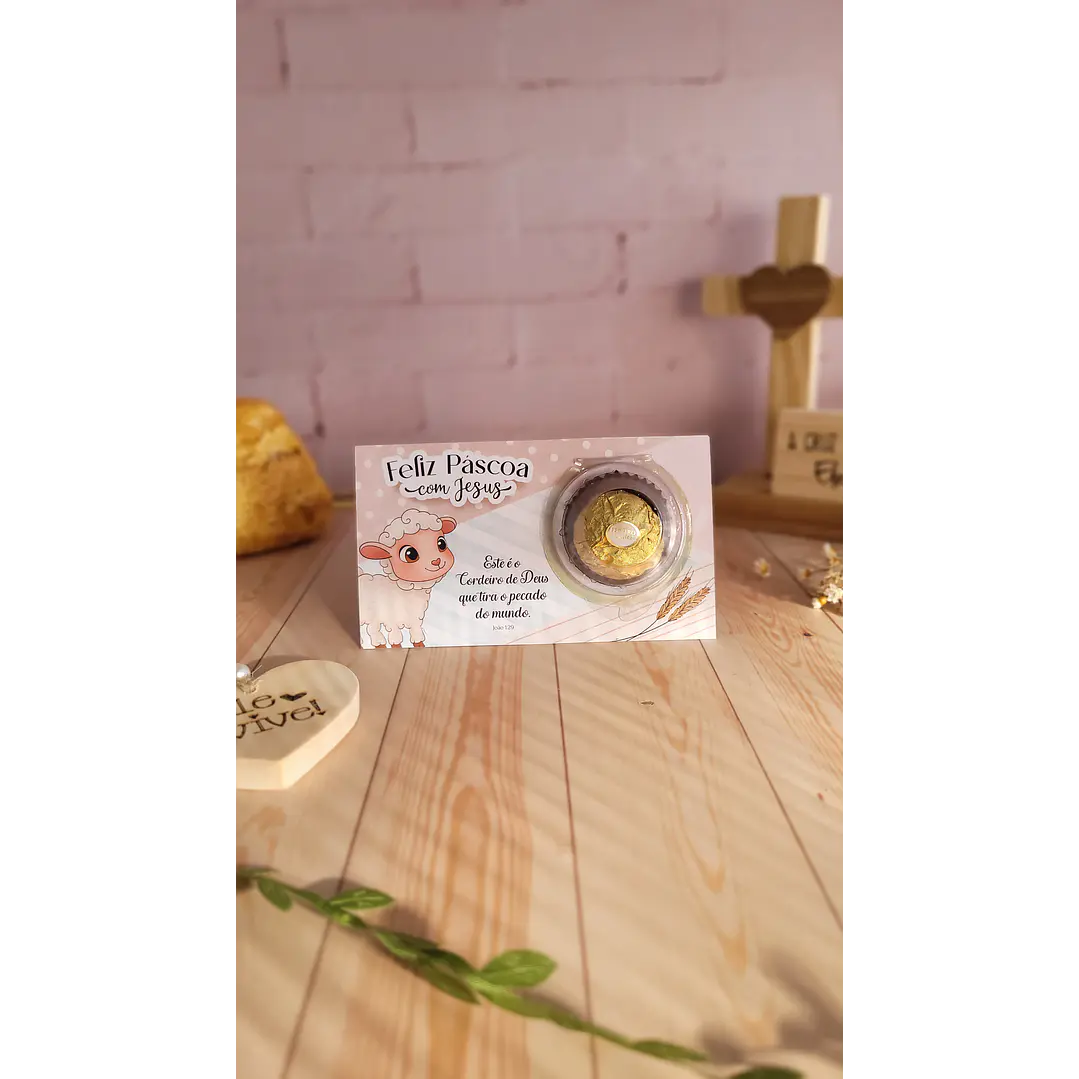 Arquivo de Corte Card com Blister Páscoa Cristã - Baixar PNG e PDF para Personalizar 3