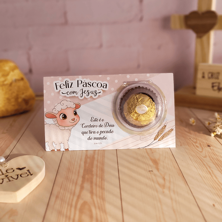 Arquivo de Corte Card com Blister Páscoa Cristã - Baixar PNG e PDF para Personalizar 3