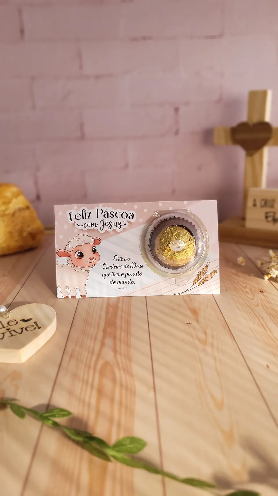 Arquivo de Corte Card com Blister Páscoa Cristã - Baixar PNG e PDF para Personalizar 3