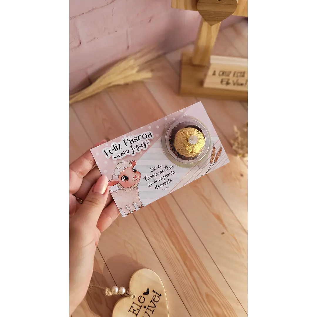 Arquivo de Corte Card com Blister Páscoa Cristã - Baixar PNG e PDF para Personalizar 4