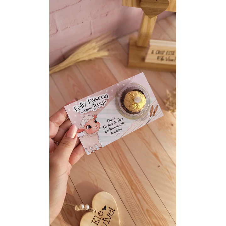 Arquivo de Corte Card com Blister Páscoa Cristã - Baixar PNG e PDF para Personalizar 4