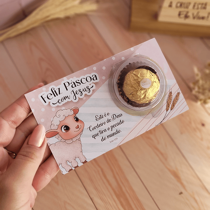 Arquivo de Corte Card com Blister Páscoa Cristã - Baixar PNG e PDF para Personalizar 4