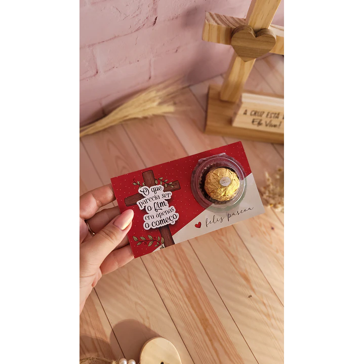 Arquivo de Corte Card com Blister Páscoa Cristã - Baixar PNG e PDF para Personalizar 6