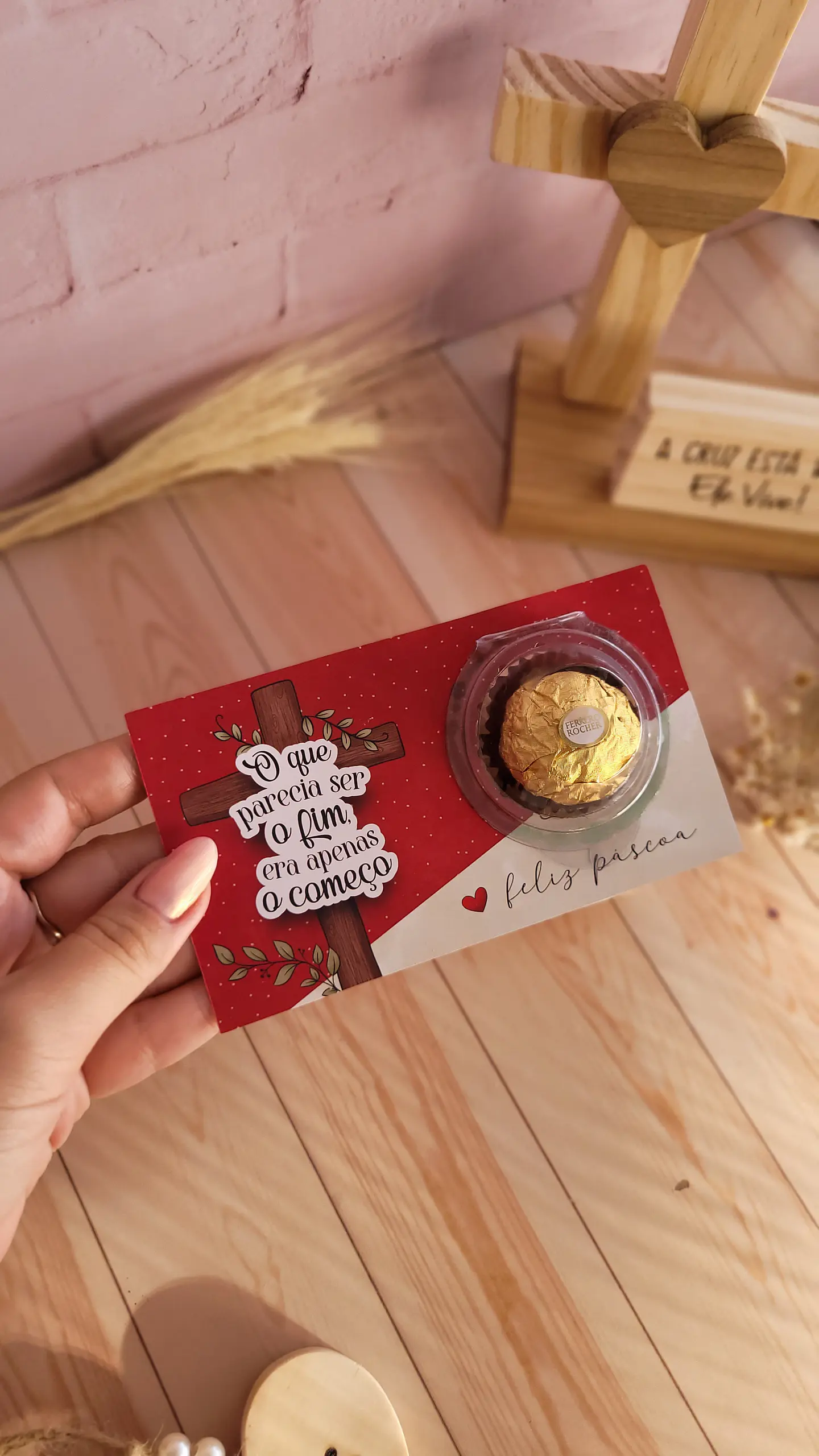 Arquivo de Corte Card com Blister Páscoa Cristã - Baixar PNG e PDF para Personalizar 6
