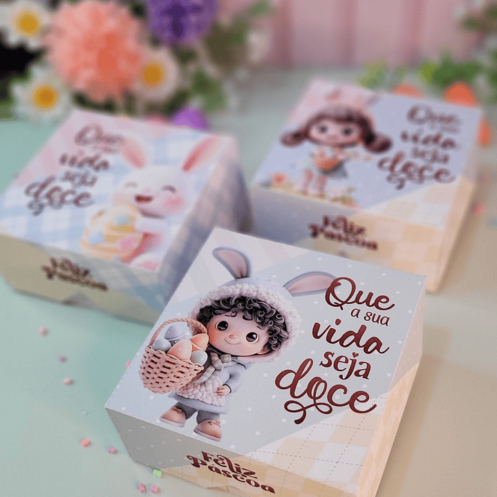 Arquivo de Corte Caixinha Versátil Bombons Doces Páscoa - Baixe Agora em PNG e PDF, Pronto para Imprimir 4