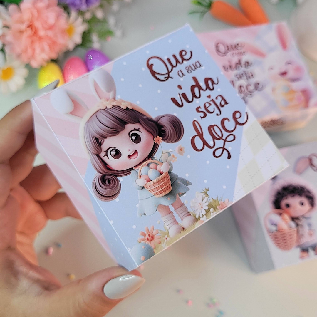 Arquivo de Corte Caixinha Versátil Bombons Doces Páscoa - Baixe Agora em PNG e PDF, Pronto para Imprimir 6