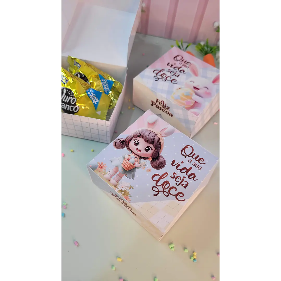 Arquivo de Corte Caixinha Versátil Bombons Doces Páscoa - Baixe Agora em PNG e PDF, Pronto para Imprimir 9