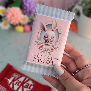 Arquivo de Corte Barra Kit Kat Páscoa - Baixe Agora em PNG e PDF, Pronto para Imprimir