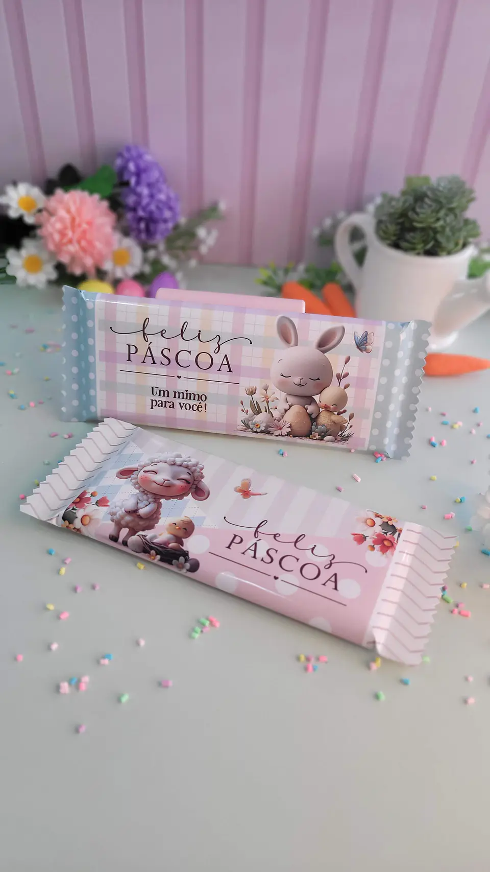 Arquivo de Corte Barra Chocolate 80g Páscoa - Baixe Agora em PNG e PDF, Pronto para Imprimir 1