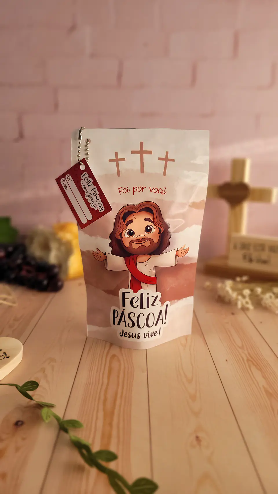 Arquivo de Corte Caso Zip Páscoa Cristã - Baixar PNG e PDF para Personalizar 1