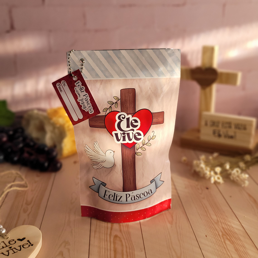 Arquivo de Corte Caso Zip Páscoa Cristã - Baixar PNG e PDF para Personalizar 4