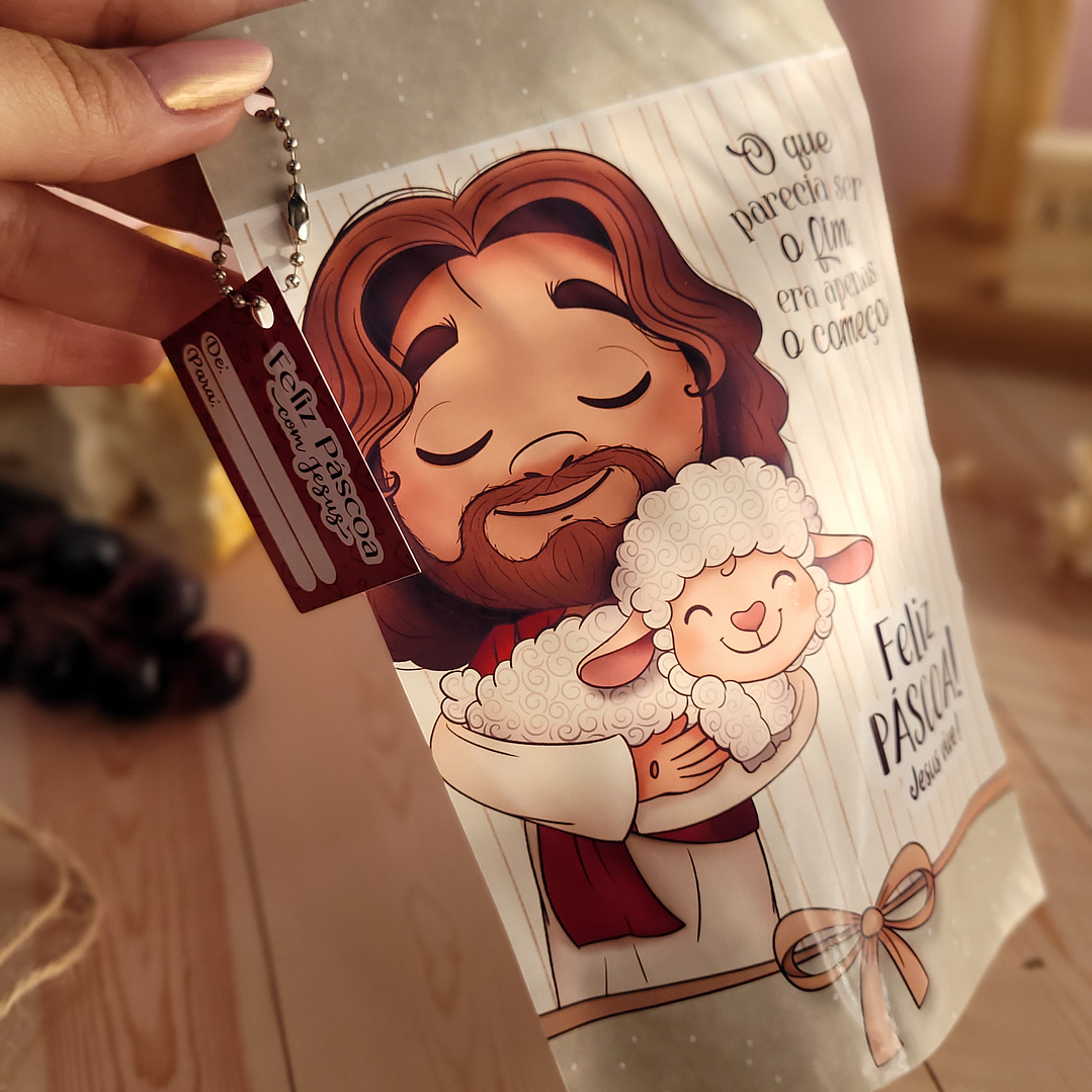 Arquivo de Corte Caso Zip Páscoa Cristã - Baixar PNG e PDF para Personalizar 5