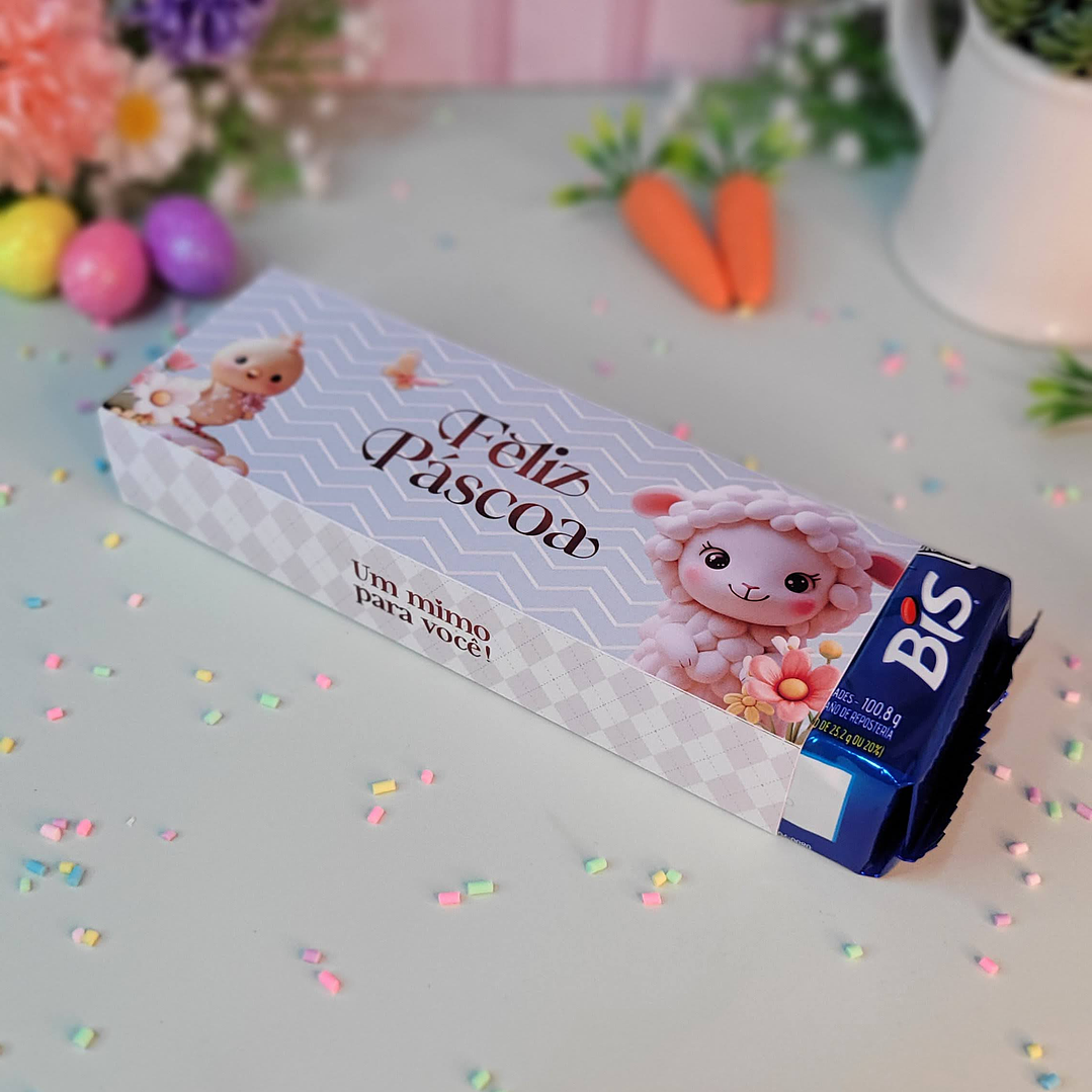 Arquivo de Corte Cinta Caixa de Bis Páscoa - Baixe Agora em PNG e PDF, Pronto para Imprimir 4