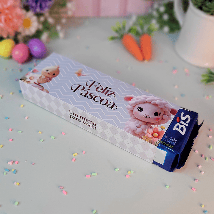 Arquivo de Corte Cinta Caixa de Bis Páscoa - Baixe Agora em PNG e PDF, Pronto para Imprimir 4