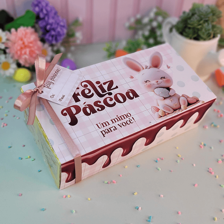 Arquivo de Corte Cinta Caixa de Bombom Páscoa - Baixe Agora em PNG e PDF, Pronto para Imprimir 3