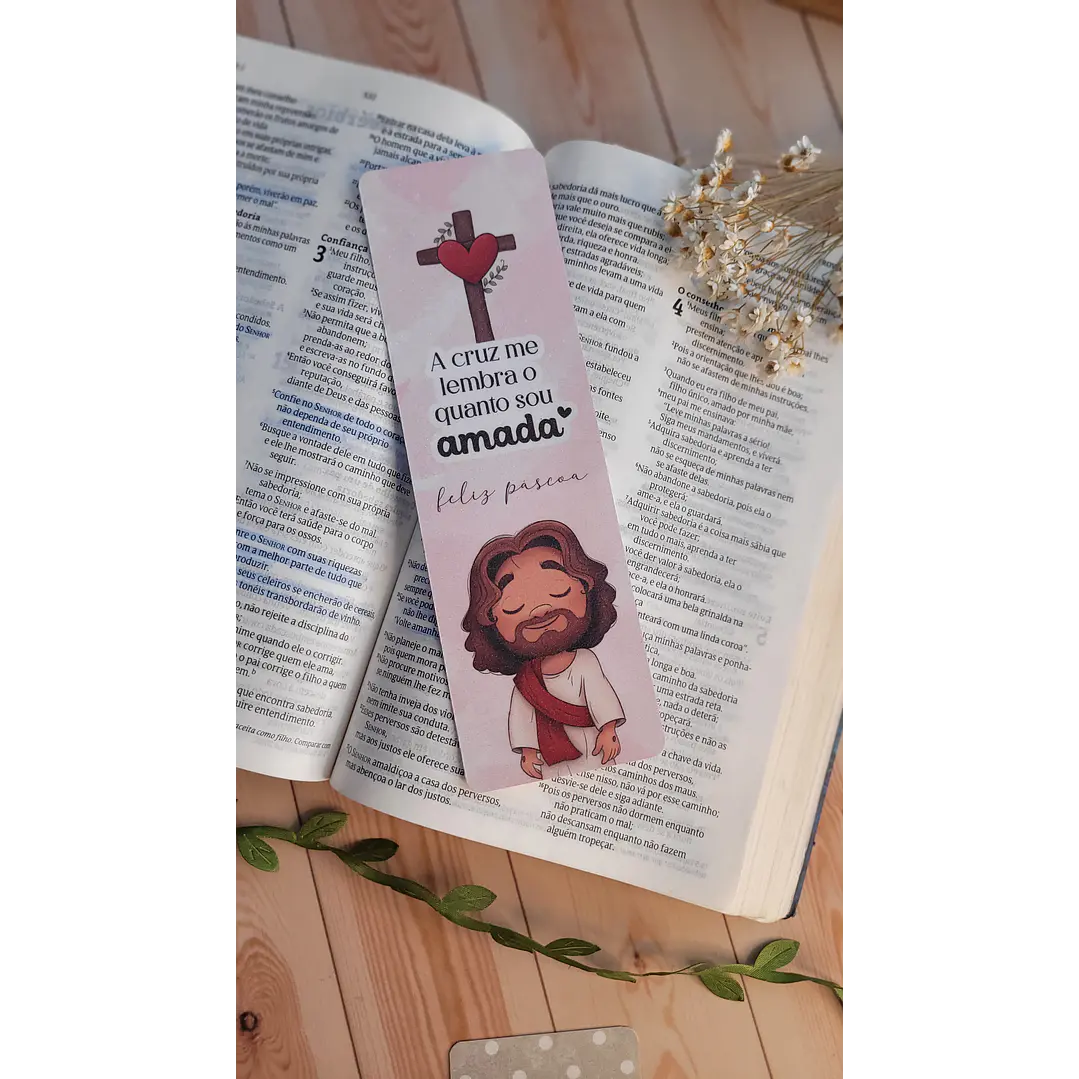 Arquivo de Corte Marcador de Paginas Páscoa Cristã - Baixar PNG e PDF para Personalizar 1