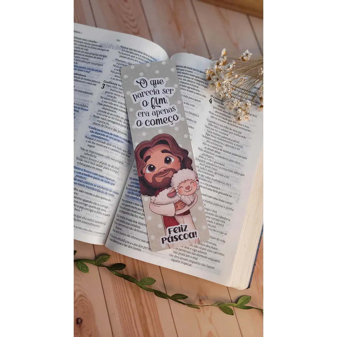 Arquivo de Corte Marcador de Paginas Páscoa Cristã - Baixar PNG e PDF para Personalizar 2