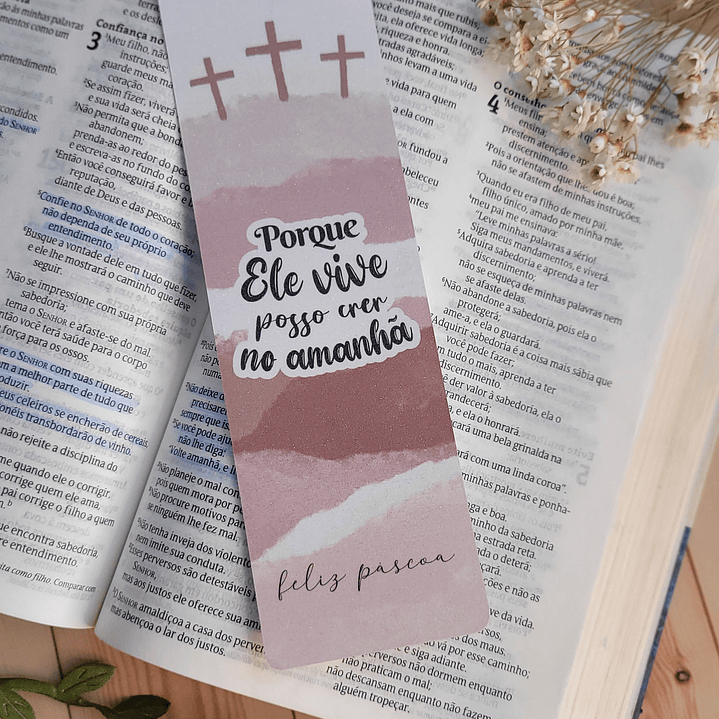 Arquivo de Corte Marcador de Paginas Páscoa Cristã - Baixar PNG e PDF para Personalizar 3