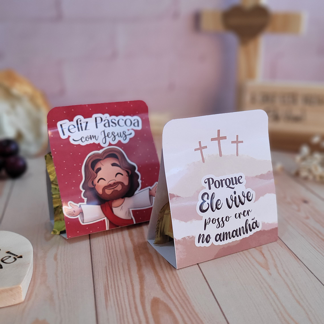 Arquivo de Corte Porta Bombom Páscoa Cristã - Baixar PNG e PDF para Personalizar 1