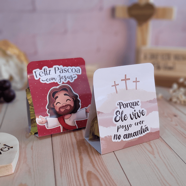 Arquivo de Corte Porta Bombom Páscoa Cristã - Baixar PNG e PDF para Personalizar 1