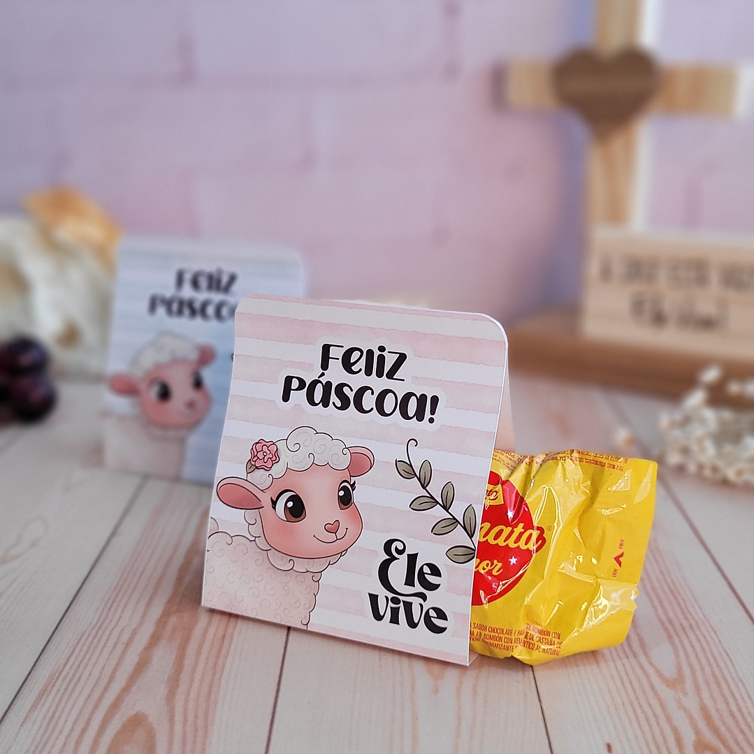 Arquivo de Corte Porta Bombom Páscoa Cristã - Baixar PNG e PDF para Personalizar 3