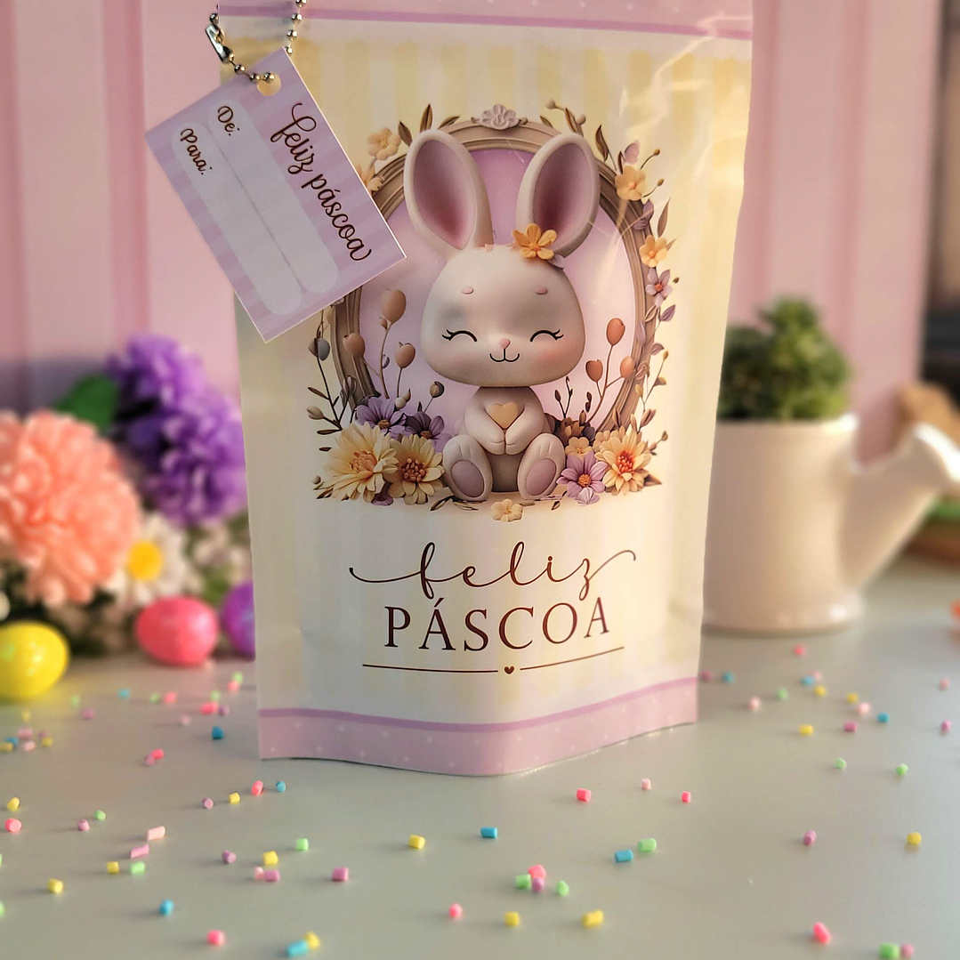 Arquivo de Corte Saco Saquinho Zip Lock Páscoa - Baixe Agora em PNG e PDF, Pronto para Imprimir 2