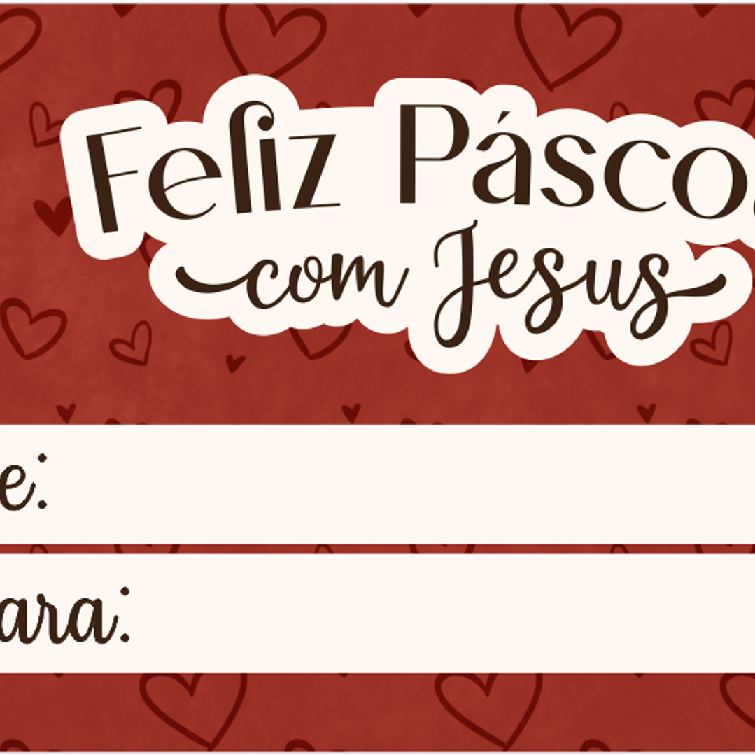 Arquivo de Corte Tags Páscoa Cristã - Baixar PNG e PDF para Personalizar 2
