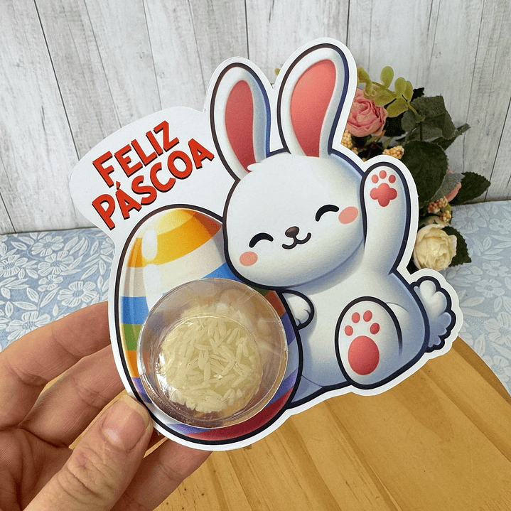 Baixar Arquivo de Corte Cartão Blister Páscoa - PNG e PDF para Personalizar 3