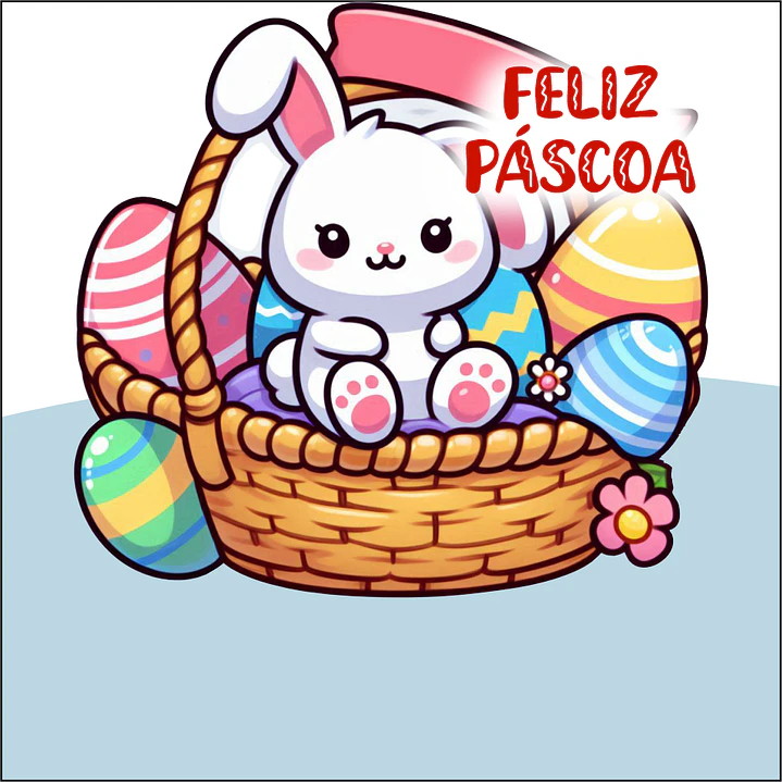 Baixar Arquivo de Corte Cartão Card Páscoa - PNG e PDF para Personalizar 1
