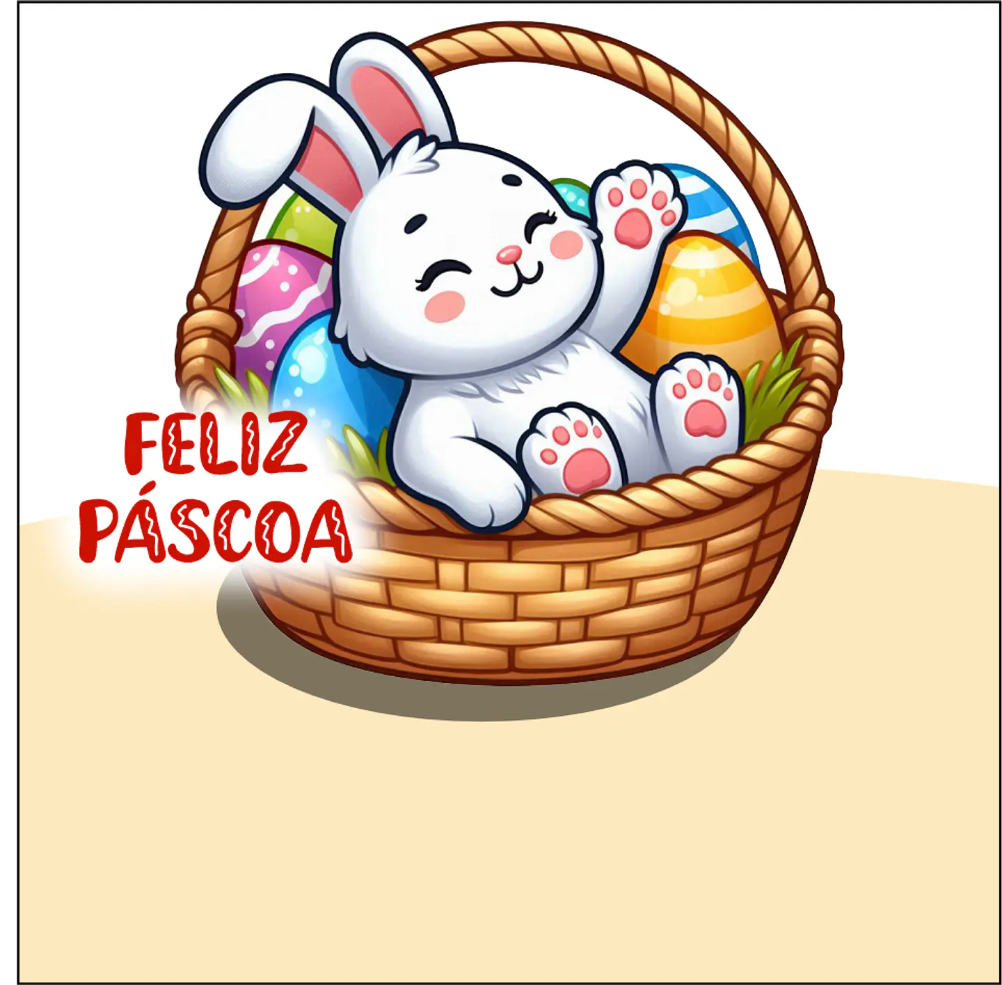 Baixar Arquivo de Corte Cartão Card Páscoa - PNG e PDF para Personalizar 2