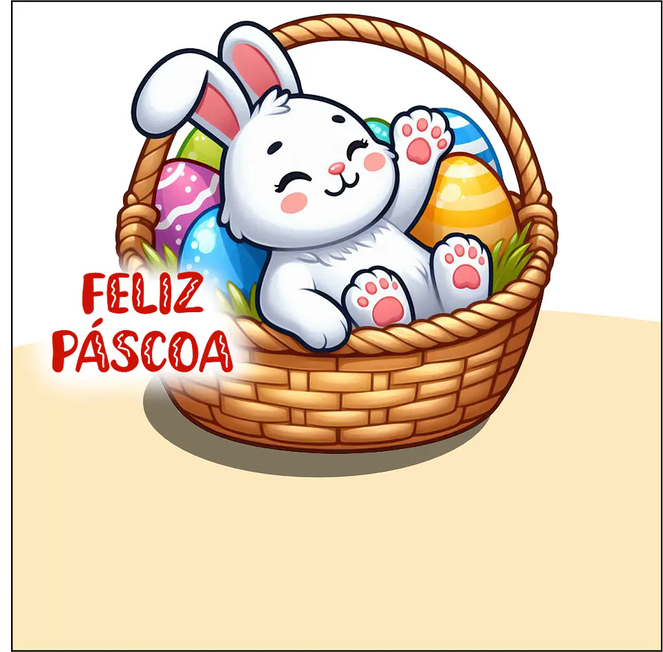 Baixar Arquivo de Corte Cartão Card Páscoa - PNG e PDF para Personalizar 2