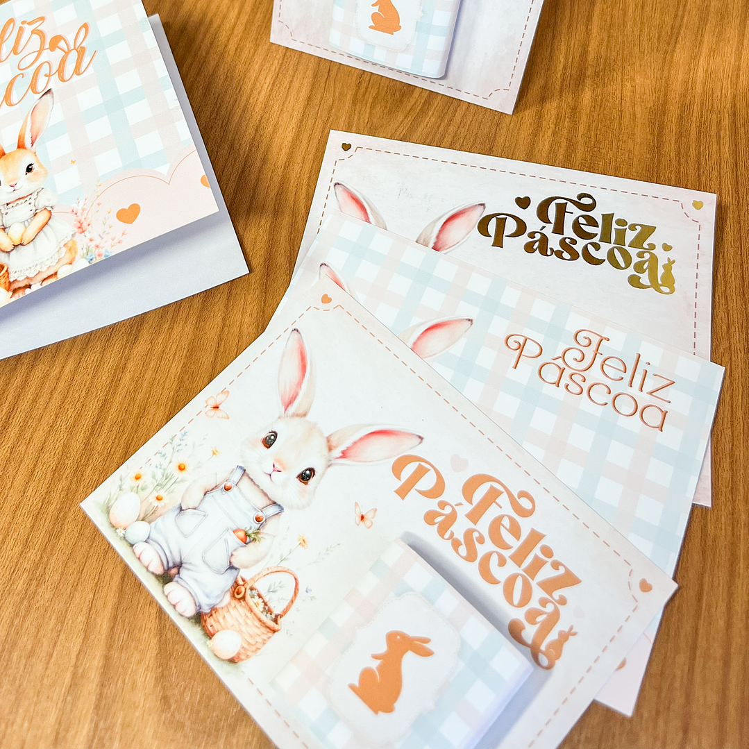 Cartões Cartão Card Páscoa – Arquivo de Corte em PNG e PDF para Download 1
