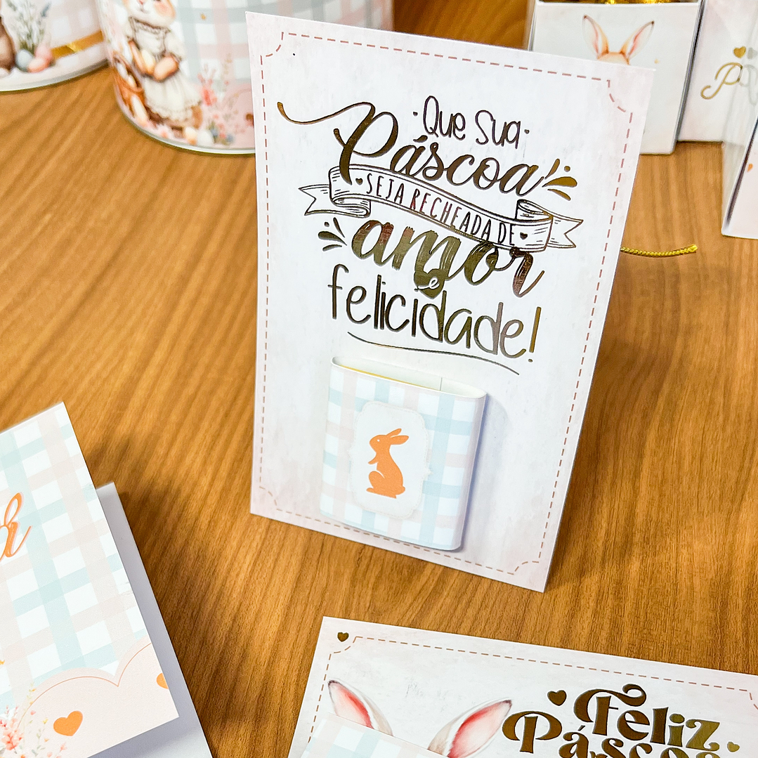 Cartões Cartão Card Páscoa – Arquivo de Corte em PNG e PDF para Download 2