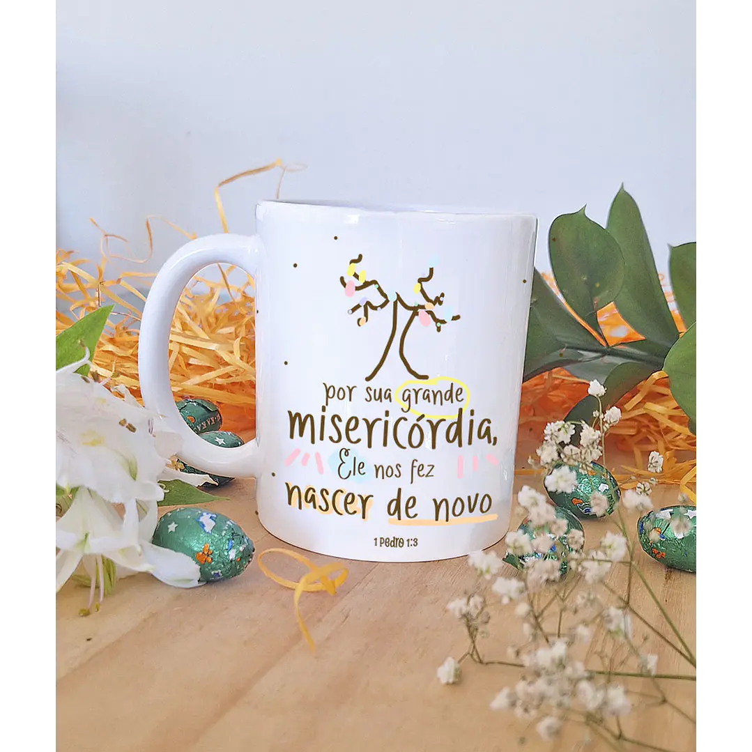 5 Artes para Caneca Páscoa Cristã Arquivo em Jpg 1