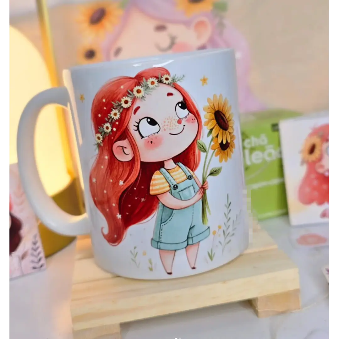 6 Artes para Caneca Mais Mimos Meninas de Fé Arquivo Editável 1