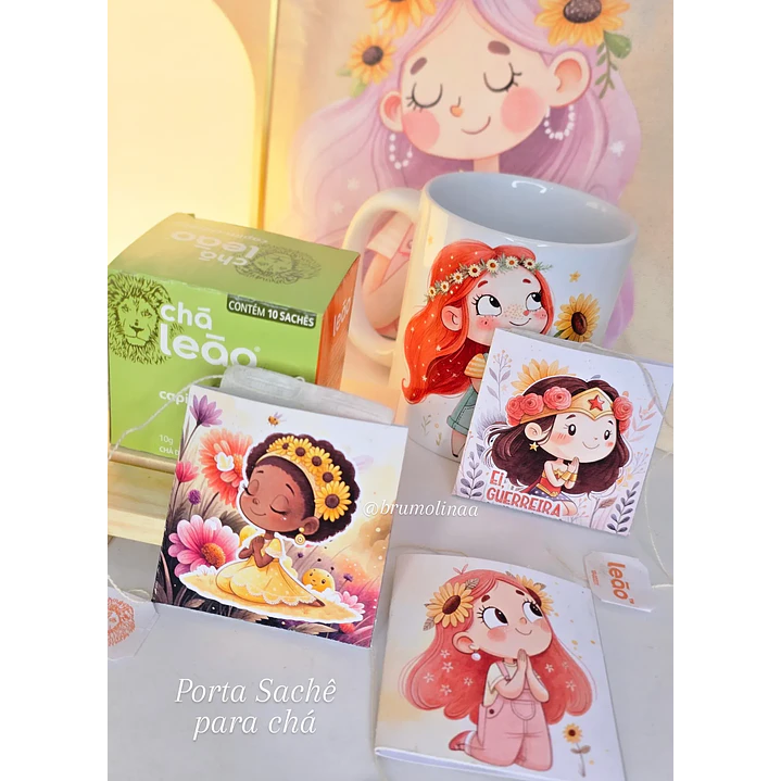 6 Artes para Caneca Mais Mimos Meninas de Fé Arquivo Editável 4