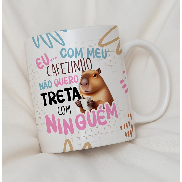 10 Artes para Caneca Capivara Debochada Arquivo Editável 5