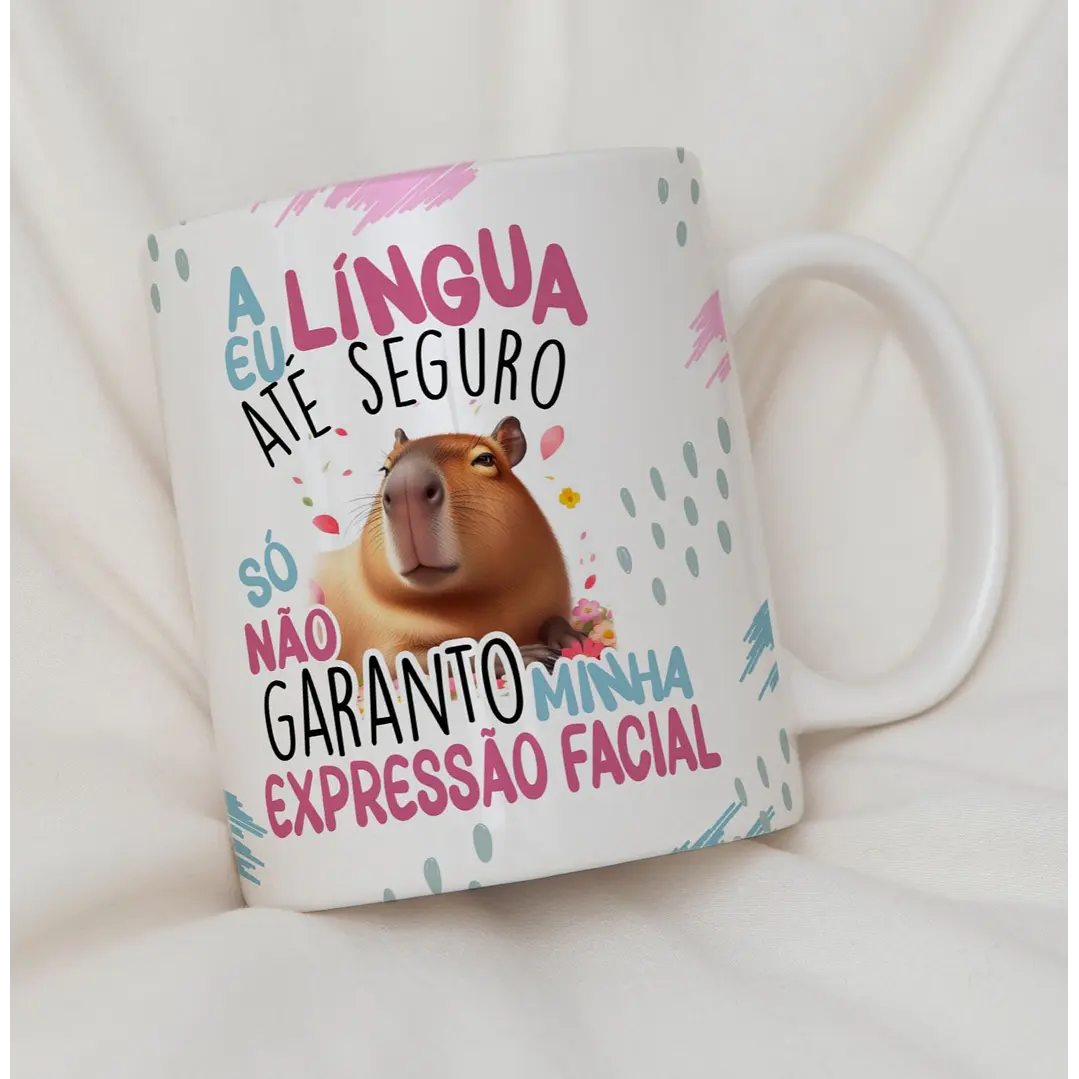 10 Artes para Caneca Capivara Debochada Arquivo Editável 7