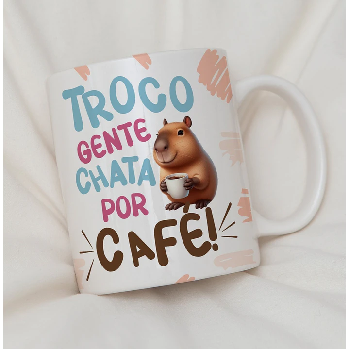 10 Artes para Caneca Capivara Debochada Arquivo Editável 8