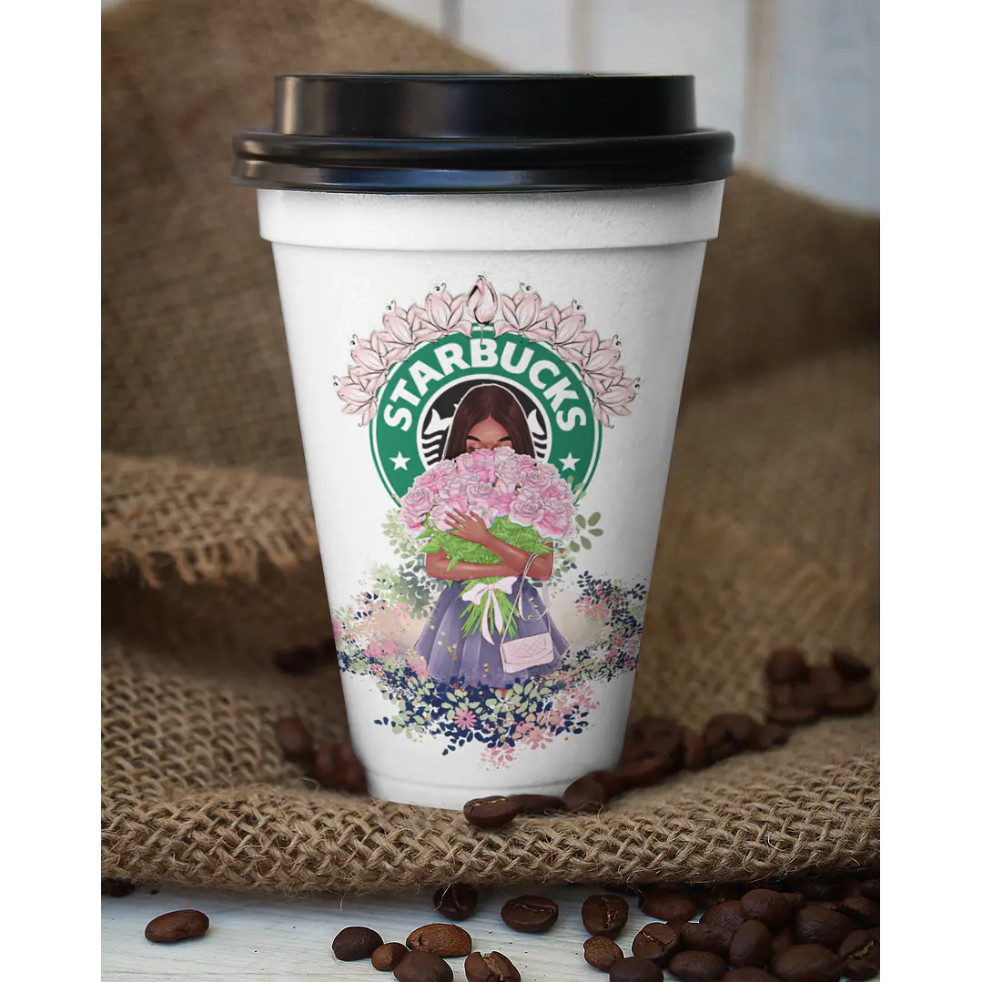 30 Artes para Copo Starbuck Personagens Arquivo em Jpg  1