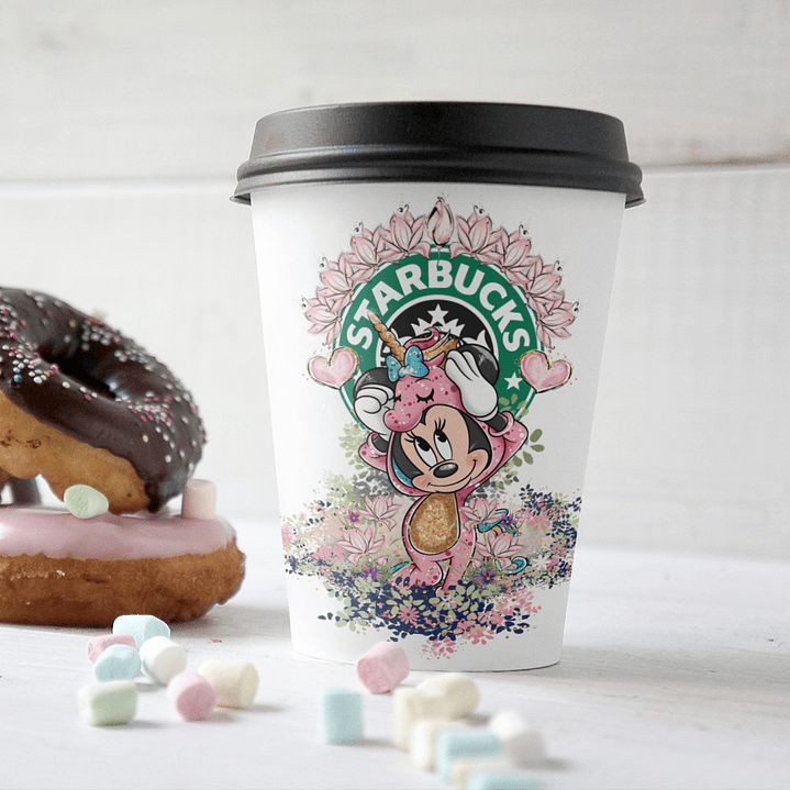 30 Artes para Copo Starbuck Personagens Arquivo em Jpg  5