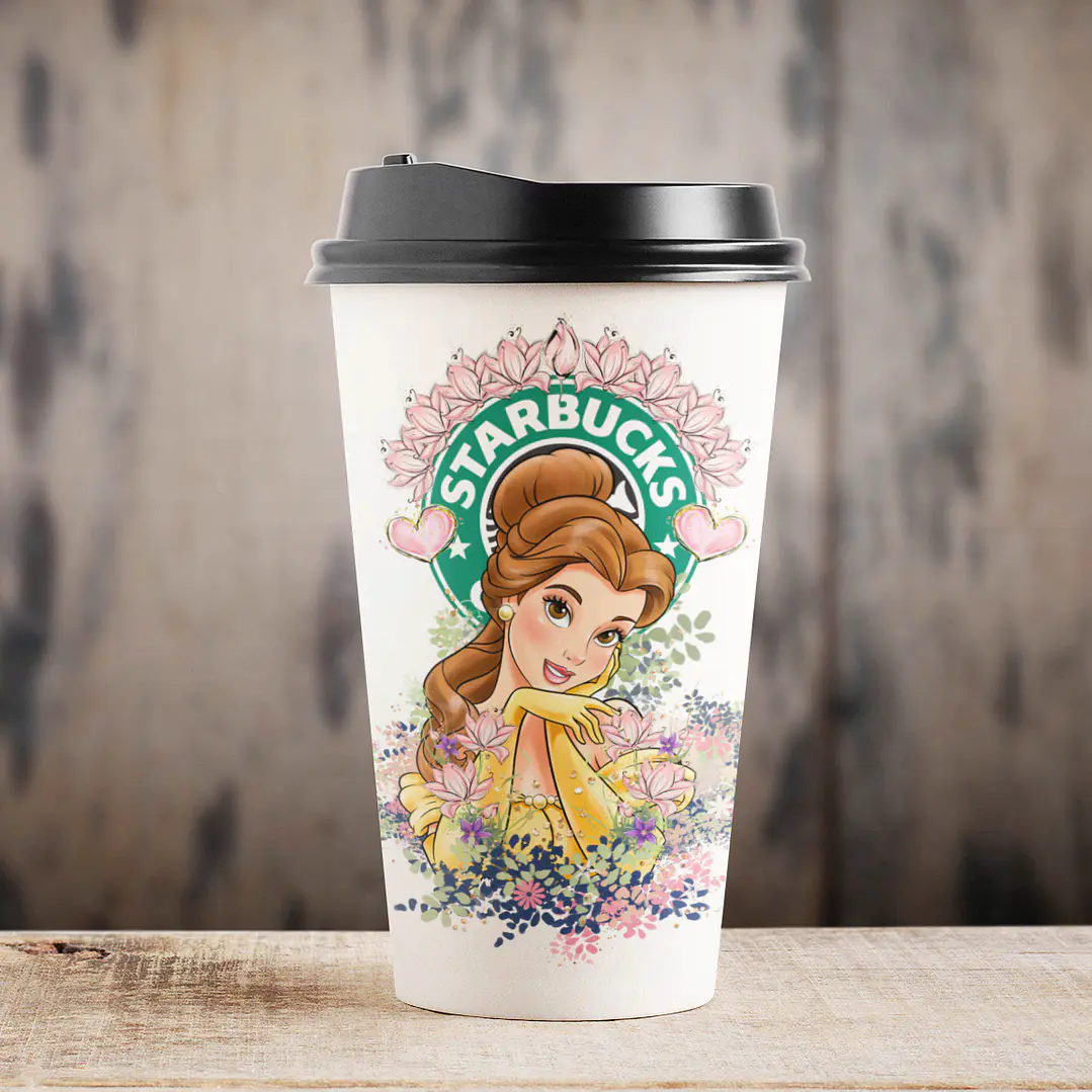 30 Artes para Copo Starbuck Personagens Arquivo em Jpg  6