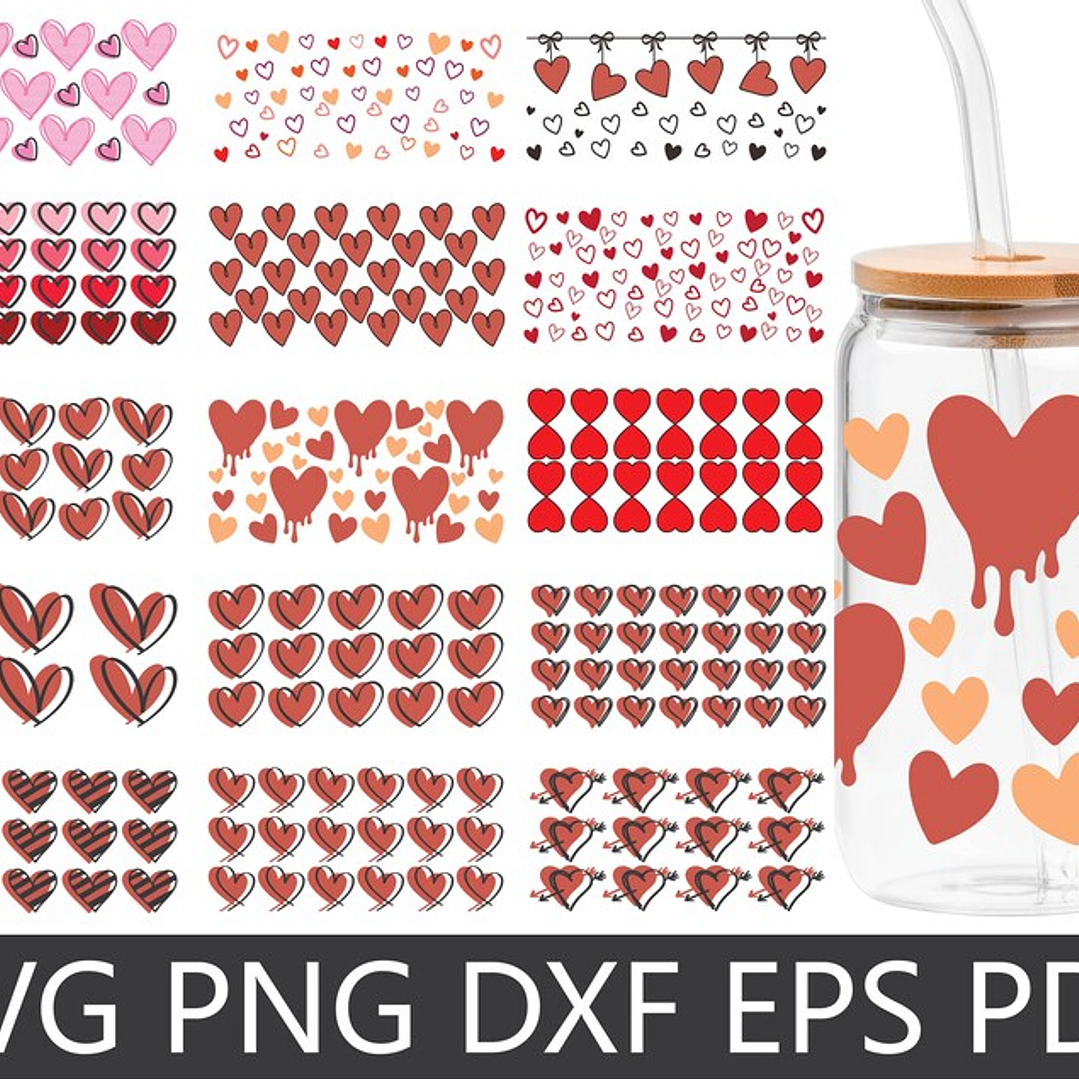 63 Artes para Copo Tampa de Bambu Café Gelado Copo de Vidro Coffe Glass Arquivo em Png 4